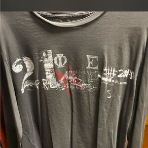 Ralph Lauren Dark Gray Graphic Long Sleeve Tee